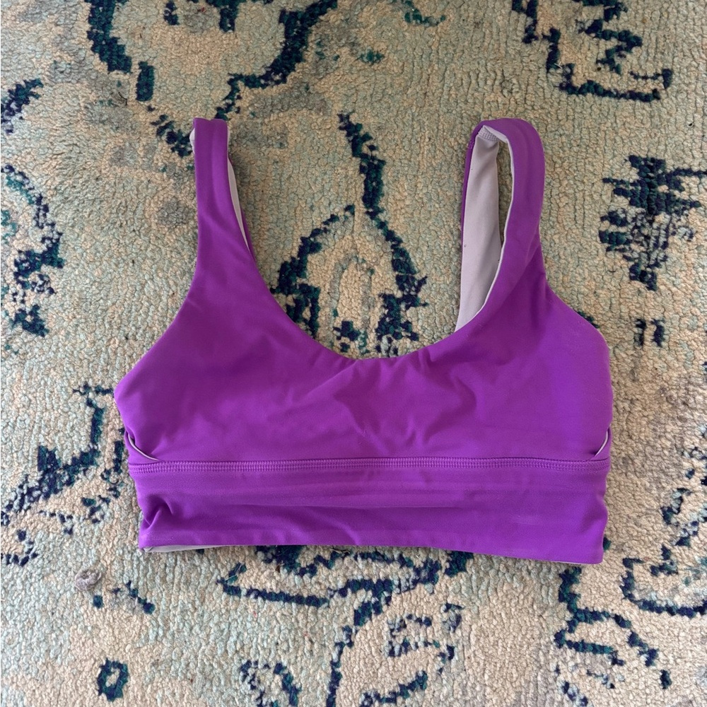 Lululemon Purple reversible Women's Sports Bra